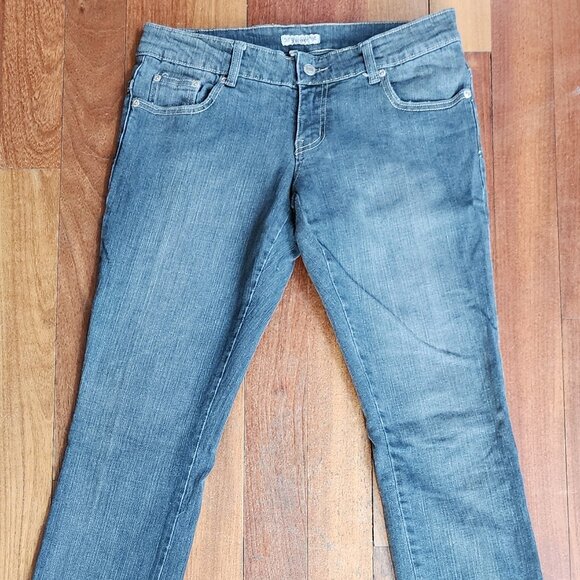 Forever 21 Gray Straight Leg Jeans Size 7 - Picture 3 of 16